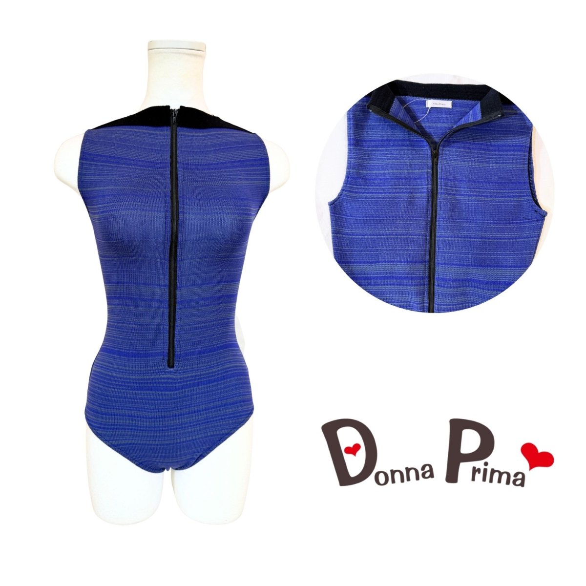 画像1: 【Donna Prima】 ニットレオタード Sサイズ (9) (1)