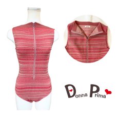 画像1: 【Donna Prima】 ニットレオタード Sサイズ (1) (1)