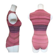 画像2: 【Donna Prima】 ニットレオタード Sサイズ (2) (2)