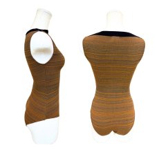 画像2: 【Donna Prima】 ニットレオタード Sサイズ (8) (2)