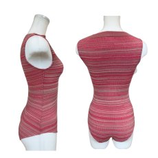 画像2: 【Donna Prima】 ニットレオタード Sサイズ (1) (2)