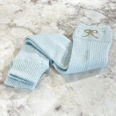 画像3: 【Donna Prima】 キラキラリボンレッグウォーマー　（ミディアム） (3)