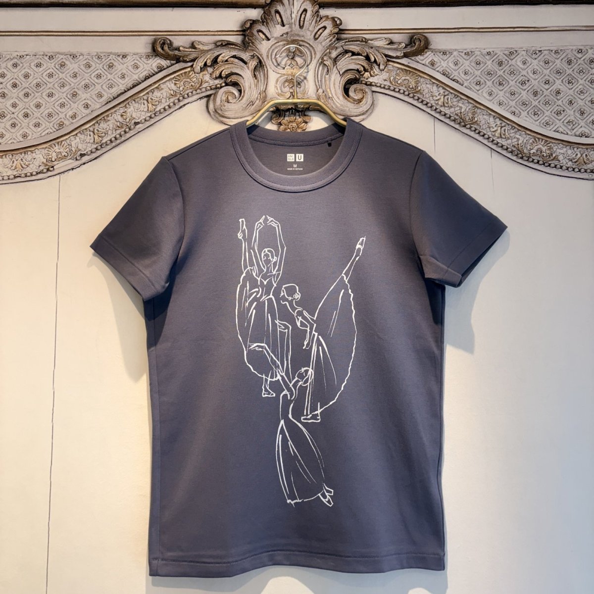 画像3: 【entrechat】 〈 Giselle〉コットンクルーネック半袖Tシャツ (3)