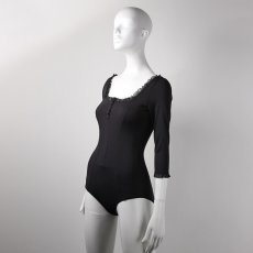 画像10: 【LEVDANCE】  Elizabeth square neck leotard (10)