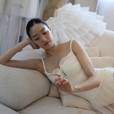 画像7: 【LEVDANCE】  Charlotte lace-up leotard (7)