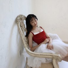 画像1: 【LEVDANCE】  Beatrice Velvet Leotard (1)