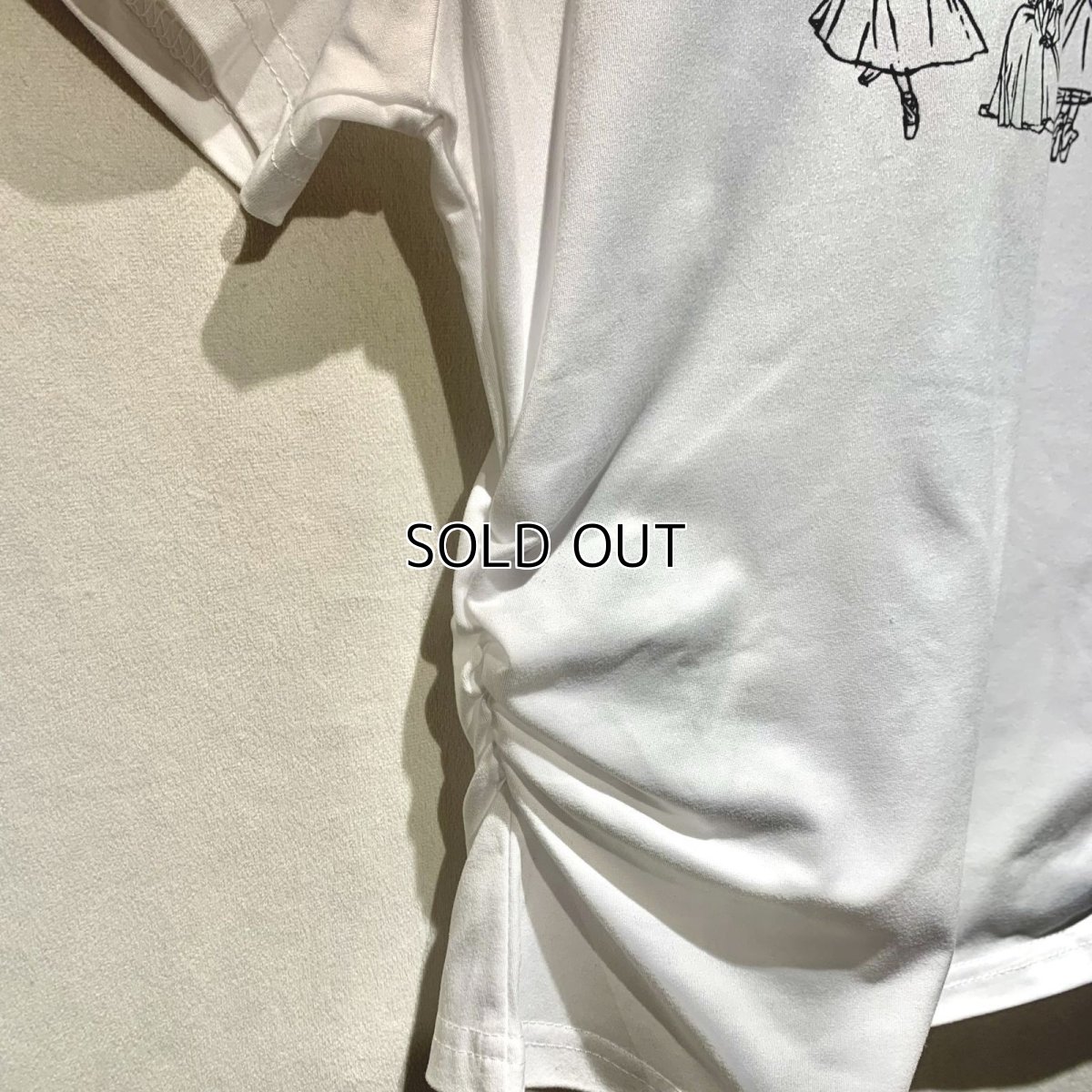 画像3: 【entrechat】  〈 La sylphide〉サイドシャーリングＴシャツ (3)