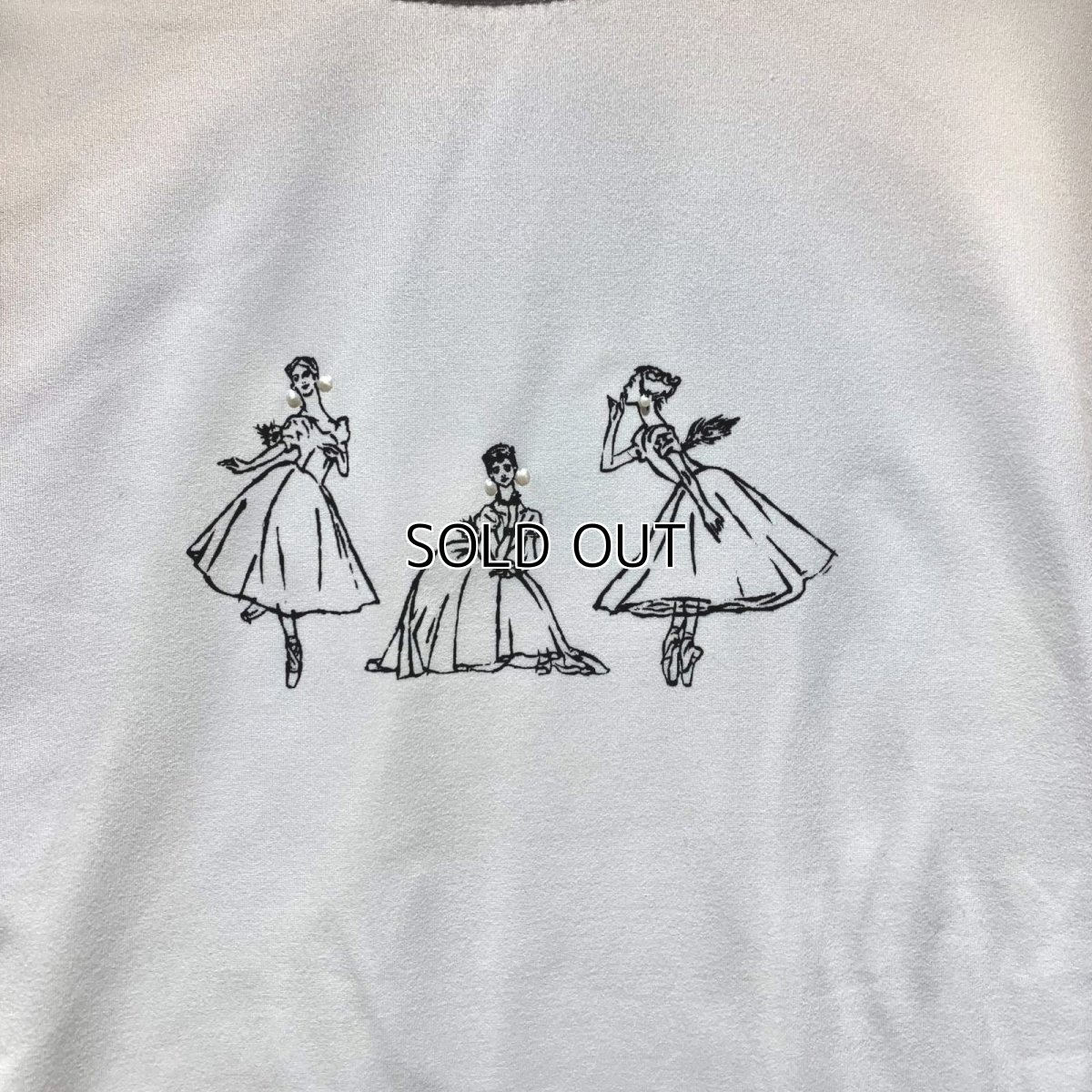 画像2: 【entrechat】  〈 La sylphide〉サイドシャーリングＴシャツ (2)