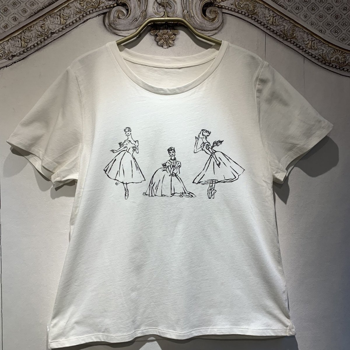 画像1: 【entrechat】  〈 La Sylphide 〉オーガニックコットンTシャツ (1)