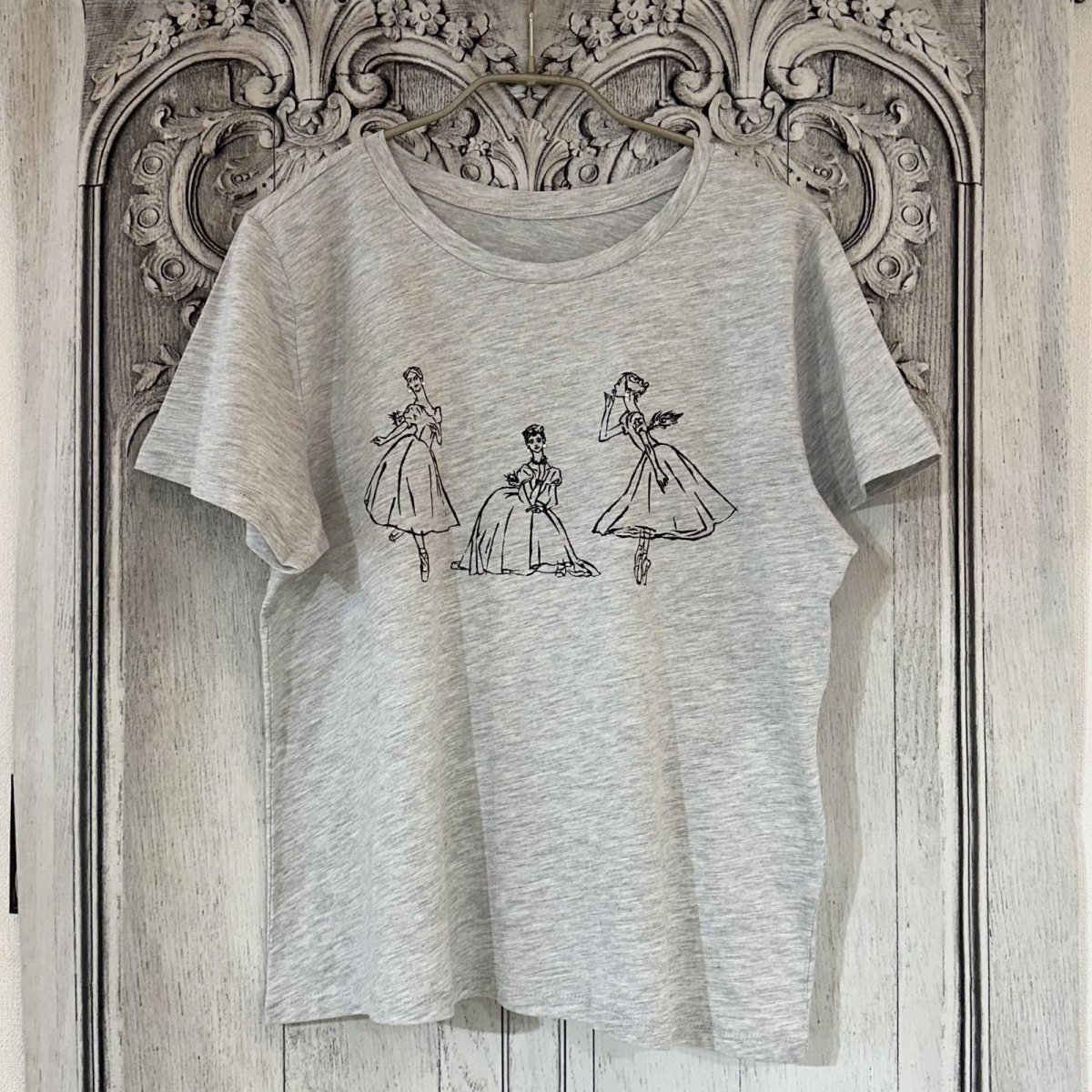 画像2: 【entrechat】  〈 La Sylphide 〉オーガニックコットンTシャツ (2)