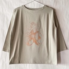 画像7: 【entrechat】 〈 Toe shoes 〉ボートネック七分袖Ｔ (7)