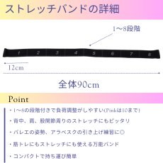 画像2: 【CHERIE】 背中ストレッチバンド (2)