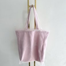 画像4: 【LEVDANCE】 LEV canvas bag + tulle bag set (4)