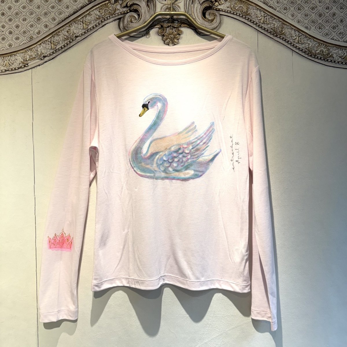 画像5: 【entrechat】デザイナー直筆  Odette Swan 長袖クルーネックＴシャツ (5)