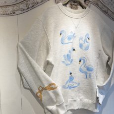 画像8: 【entrechat】デザイナー直筆 Odette Swan トレーナー (8)