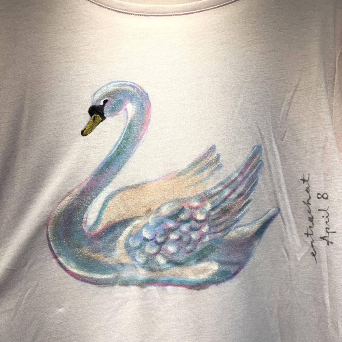 画像6: 【entrechat】デザイナー直筆  Odette Swan 長袖クルーネックＴシャツ (6)