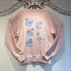 画像1: 【entrechat】デザイナー直筆 Odette Swan トレーナー (1)