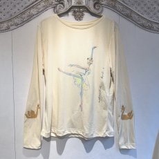 画像4: 【entrechat】デザイナー直筆 Odette Swan Ballerina 長袖クルーネックＴシャツ (4)