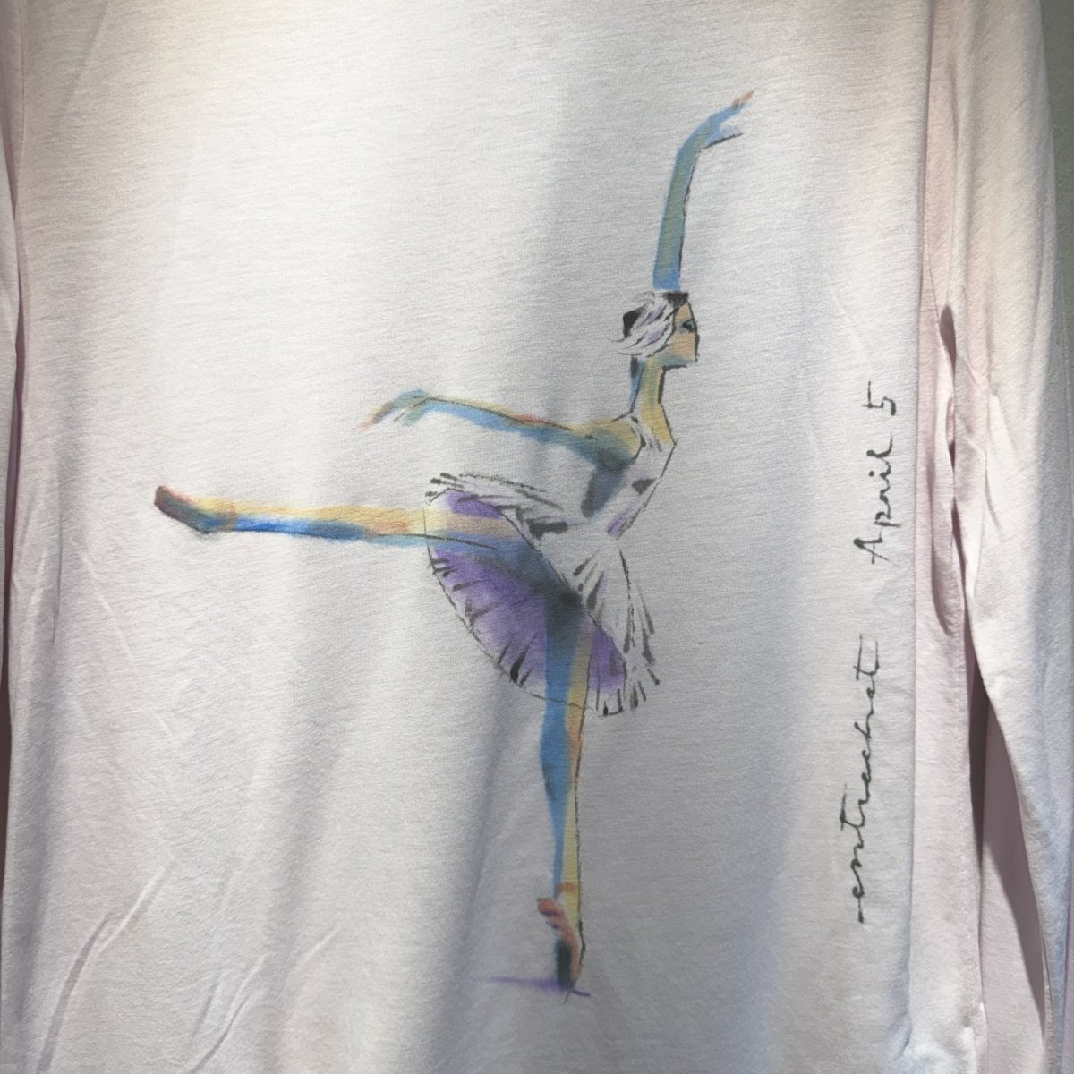 画像8: 【entrechat】デザイナー直筆 Odette Swan Ballerina 長袖クルーネックＴシャツ (8)