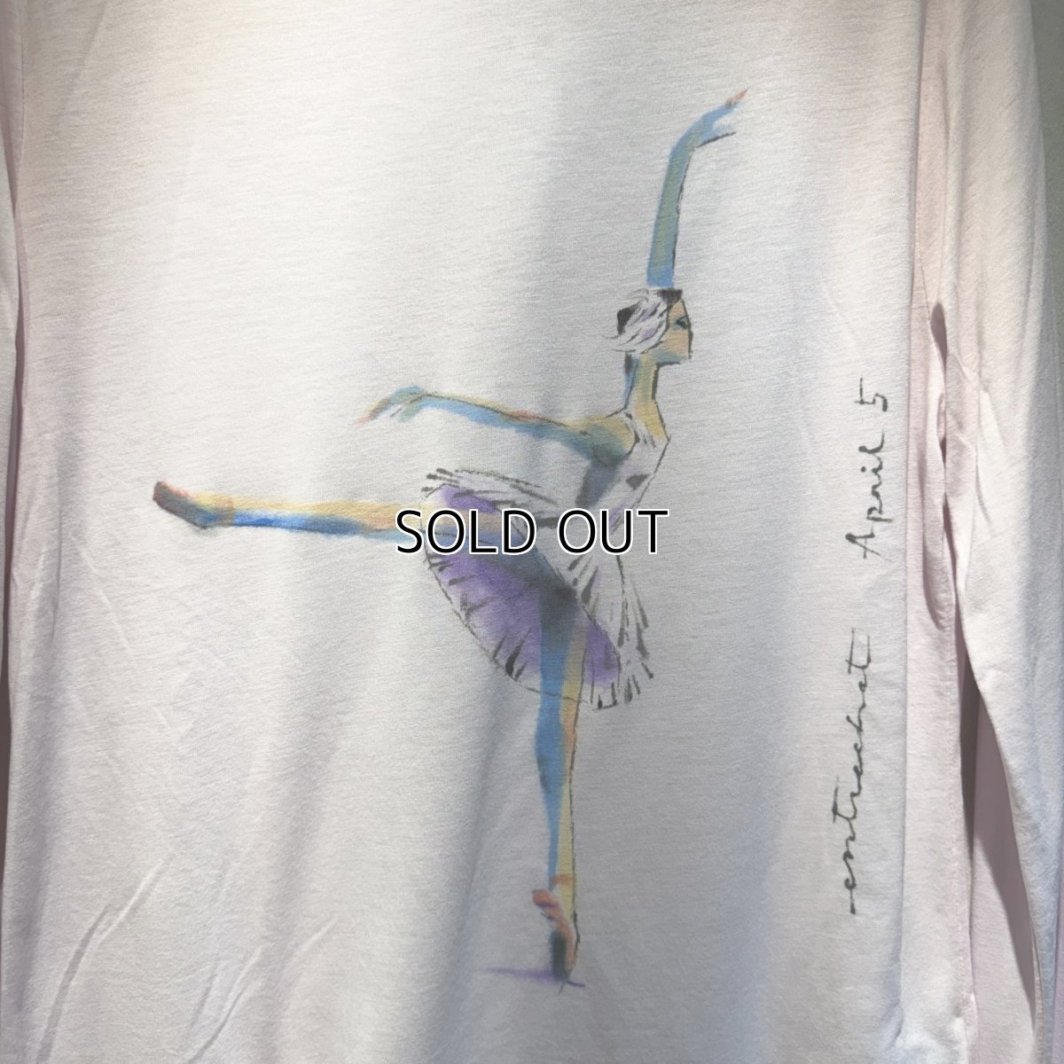 画像8: 【entrechat】デザイナー直筆 Odette Swan Ballerina 長袖クルーネックＴシャツ (8)