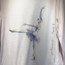 画像8: 【entrechat】デザイナー直筆 Odette Swan Ballerina 長袖クルーネックＴシャツ (8)