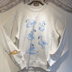 画像2: 【entrechat】デザイナー直筆 Odette Swan トレーナー (2)