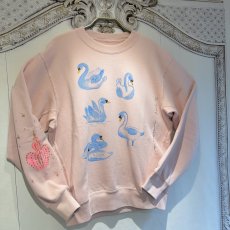 画像5: 【entrechat】デザイナー直筆 Odette Swan トレーナー (5)