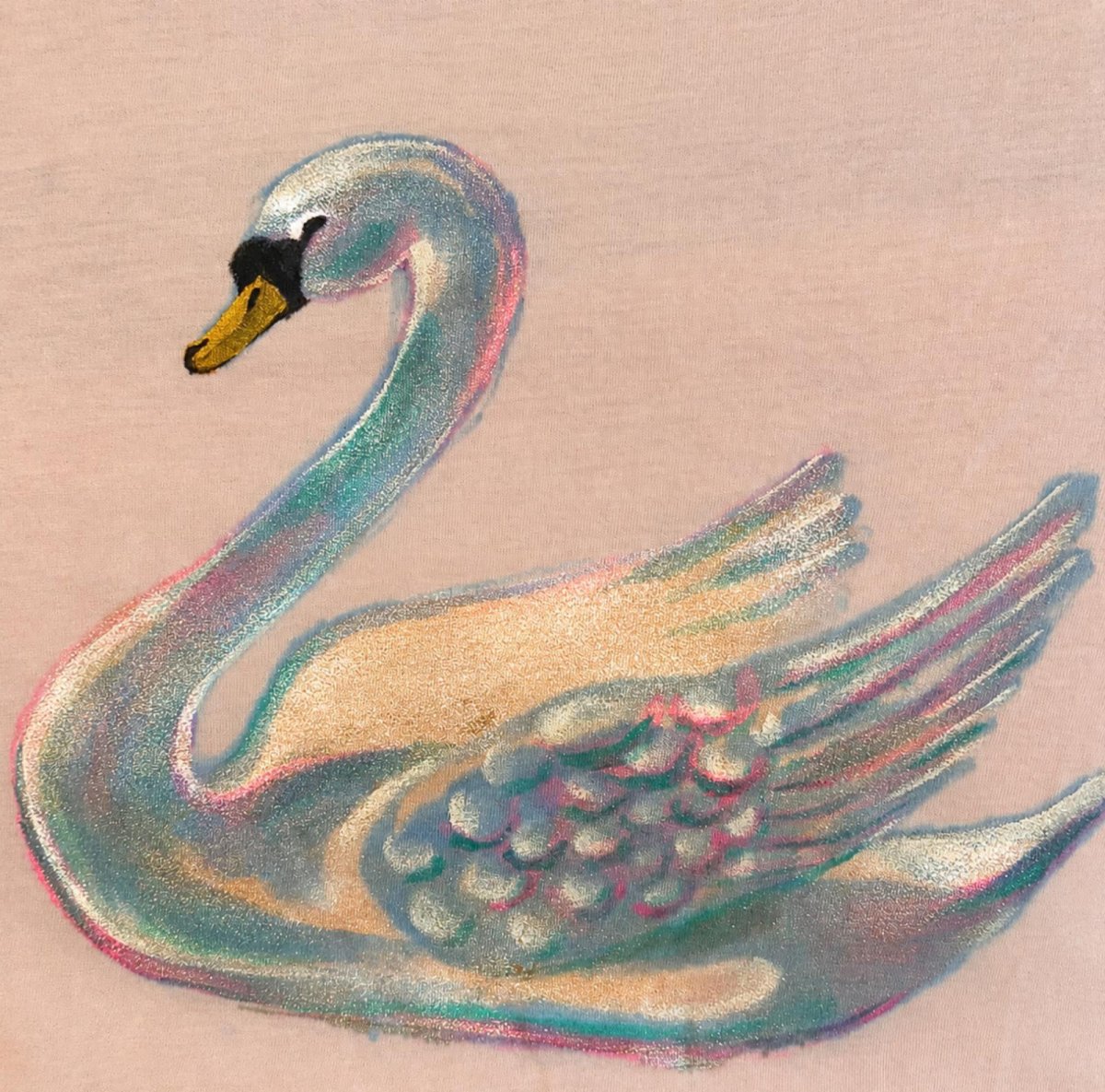 画像2: 【entrechat】デザイナー直筆  Odette Swan 長袖クルーネックＴシャツ (2)