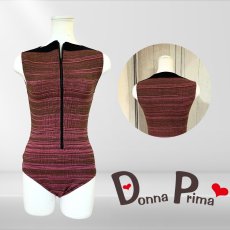 画像1: 【Donna Prima】 ニットレオタード Mサイズ (2) (1)