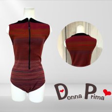画像1: 【Donna Prima】 ニットレオタード Lサイズ (1) (1)