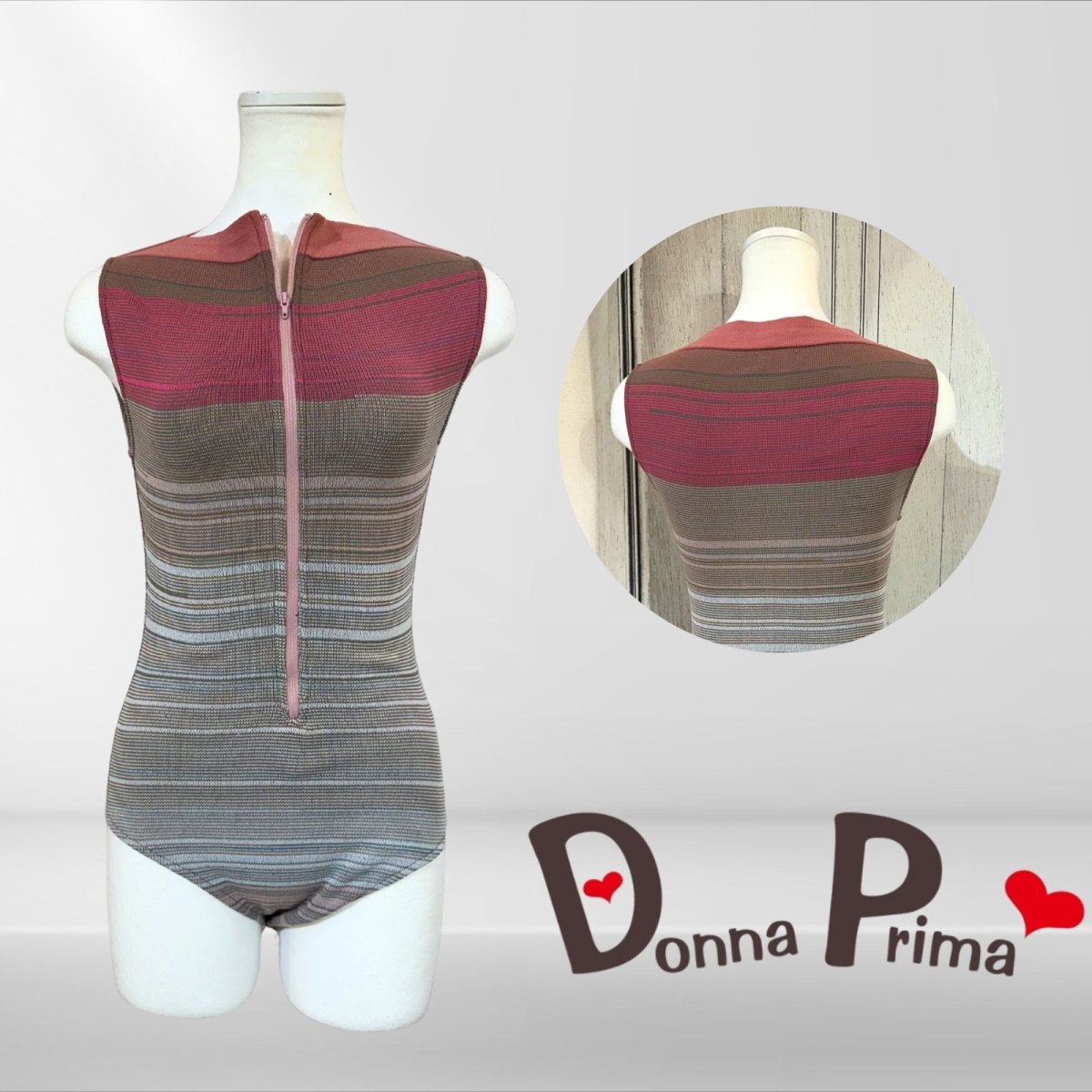 画像1: 【Donna Prima】 ニットレオタード Mサイズ (5) (1)