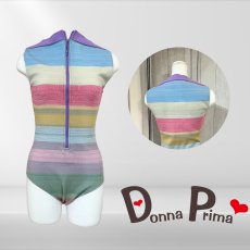 画像1: 【Donna Prima】 ニットレオタード Lサイズ (3) (1)