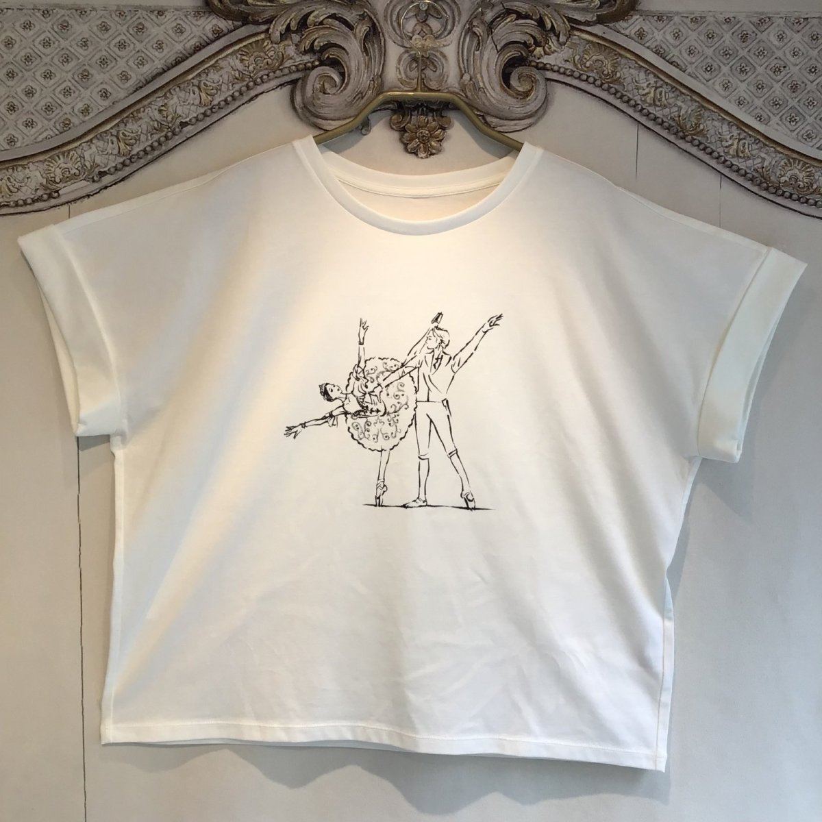 画像1: 【entrechat】 〈白鳥の湖〉スムースコットンTシャツ (1)