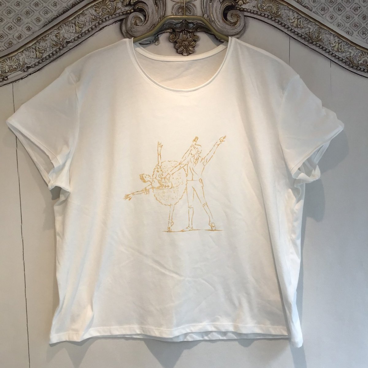 画像1: 【entrechat】 〈眠れる森の美女〉ロールエッジTシャツ (1)