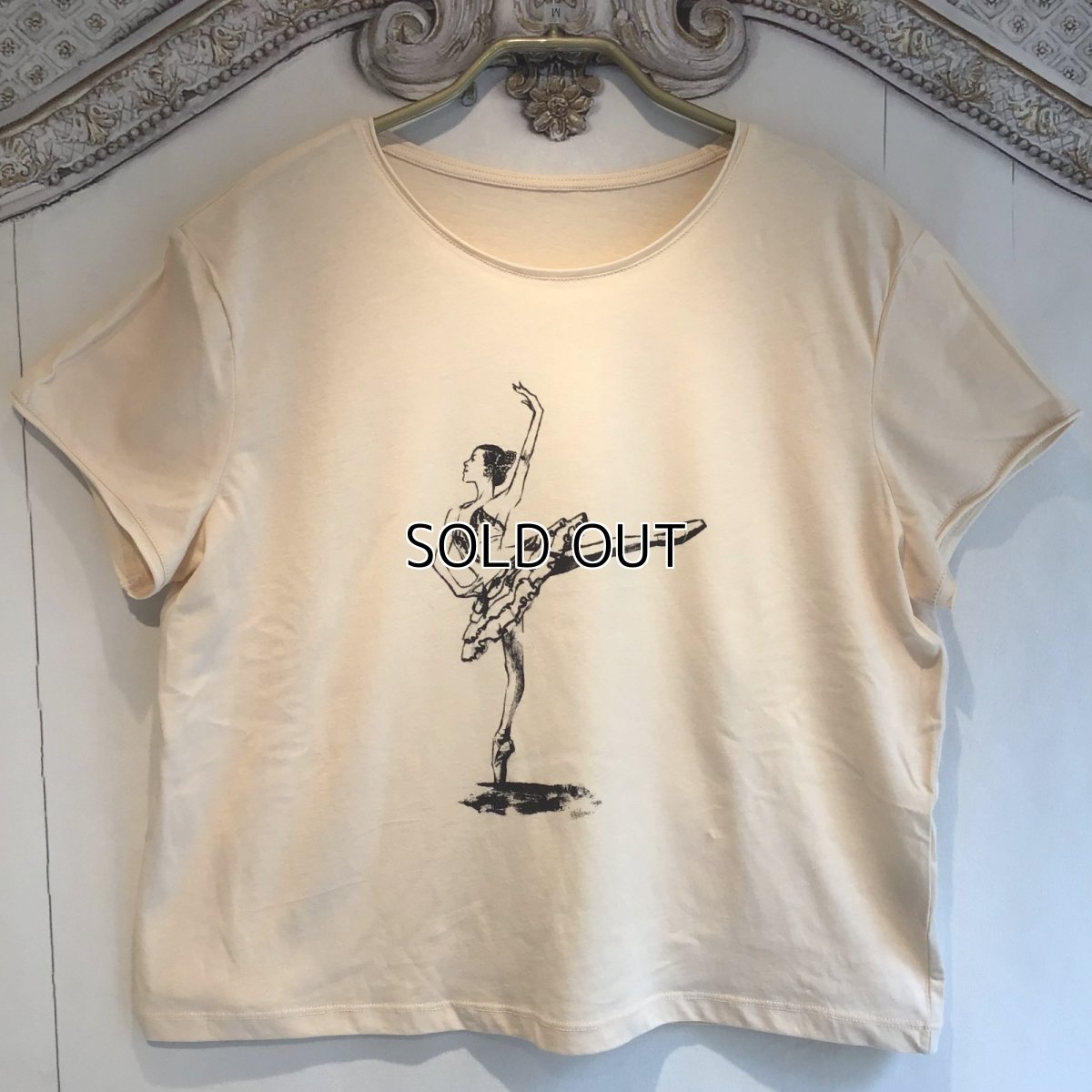 画像1: 【entrechat】 〈パキータ〉ロールエッジTシャツ (1)