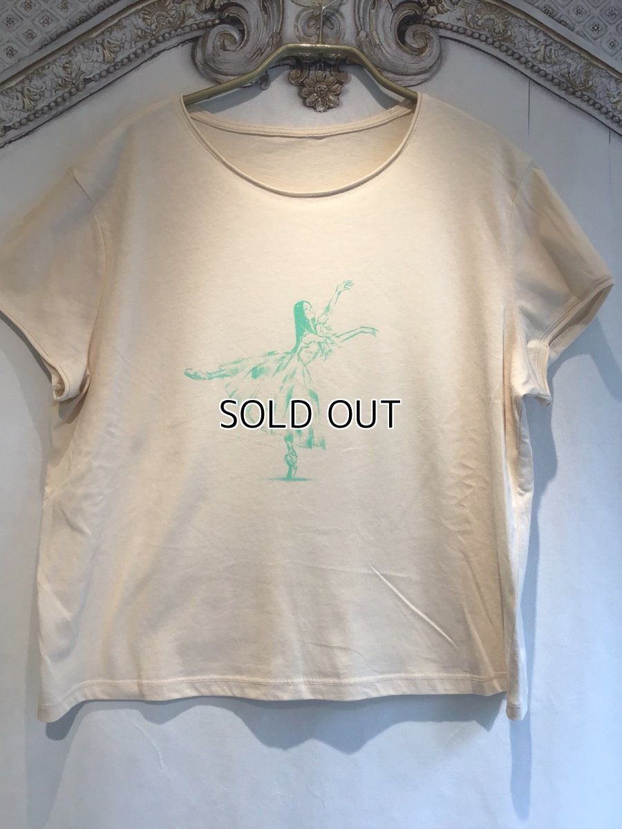 画像1: 【entrechat】 〈ジゼル〉ロールエッジTシャツ (1)