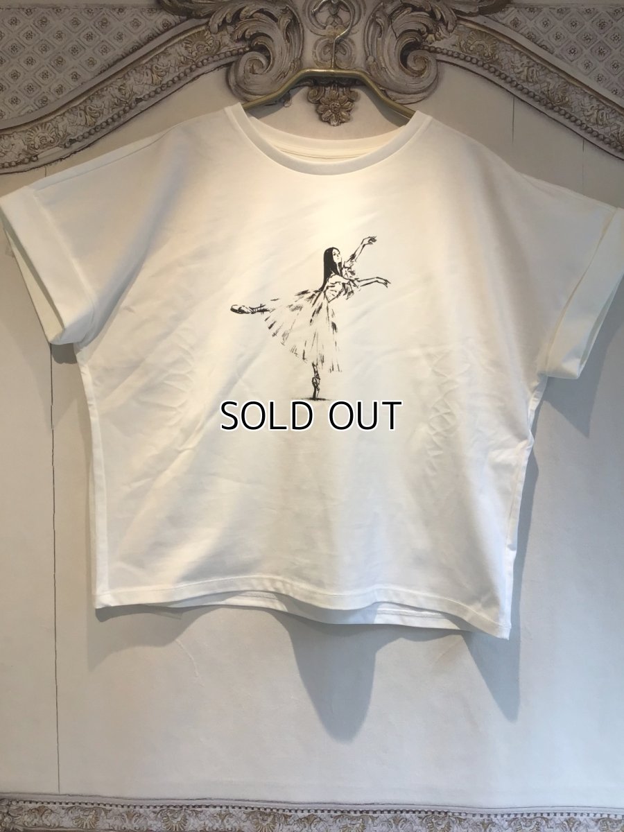 画像1: 【entrechat】 〈ジゼル〉スムースコットンTシャツ (1)