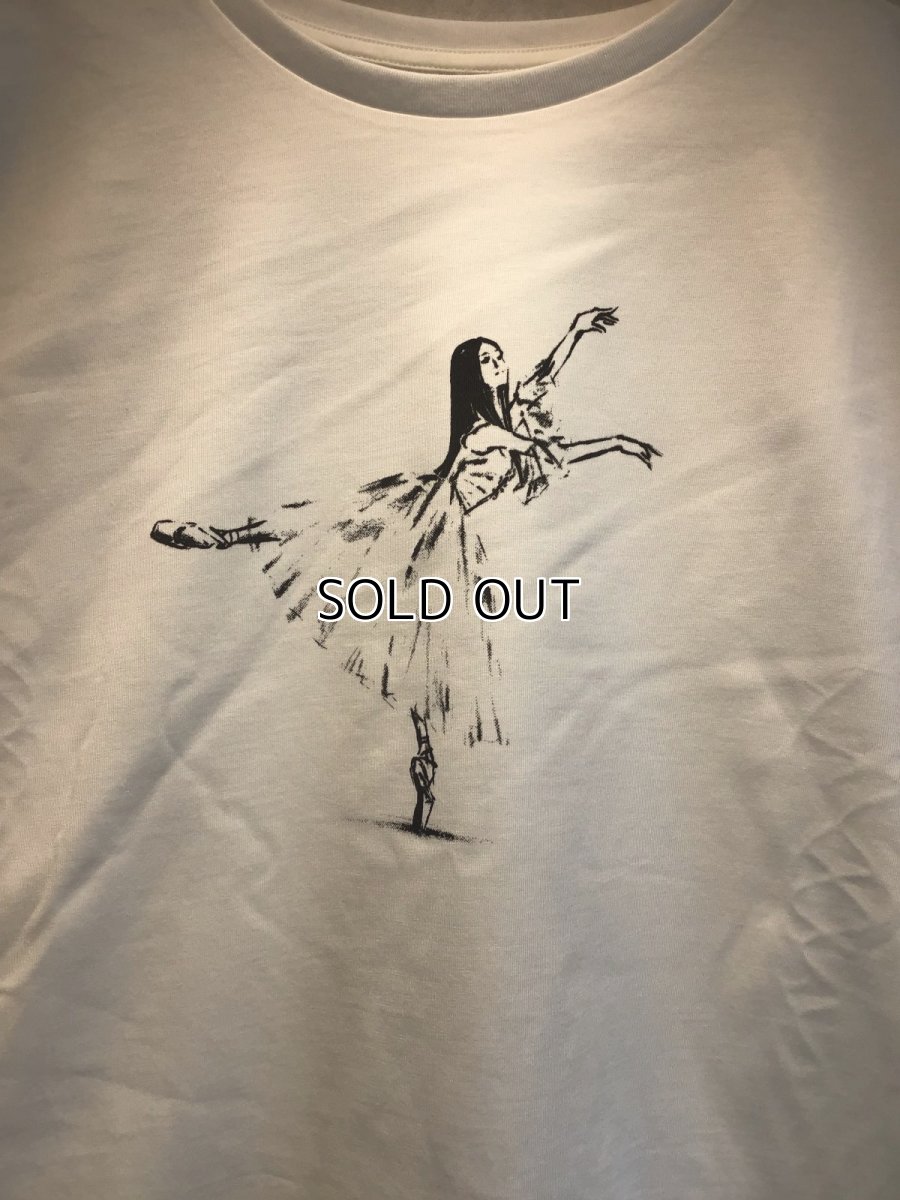 画像2: 【entrechat】 〈ジゼル〉スムースコットンTシャツ (2)