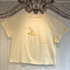 画像1: 【entrechat】 〈白鳥の湖〉ルーズコットンTシャツ (1)