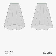 画像15: 受注予約 【DellaLoMILANO】 Sogno Skirt (15)
