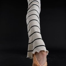 画像3: 【LEVDANCE】  stripe semi flared legwarmers (3)