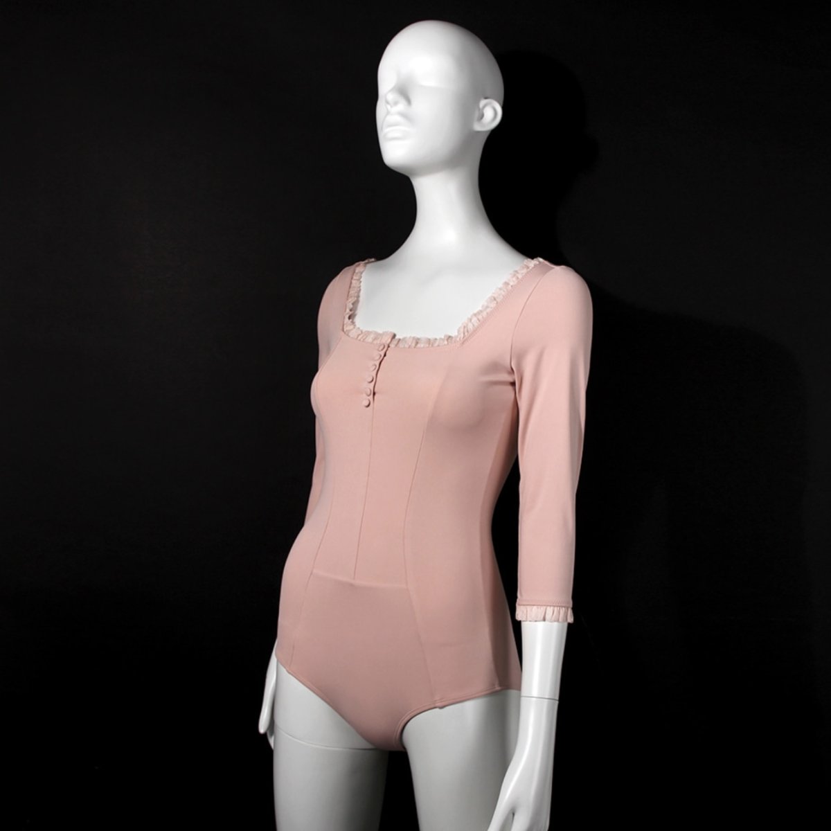 画像4: 【LEVDANCE】  Elizabeth square neck leotard (4)