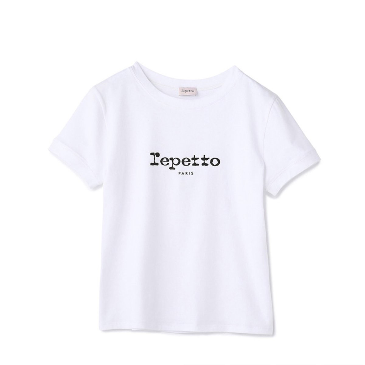 画像1: 【repetto】 レペットロゴTシャツ -キッズ (1)