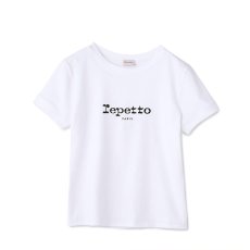 画像1: 【repetto】 レペットロゴTシャツ -キッズ (1)