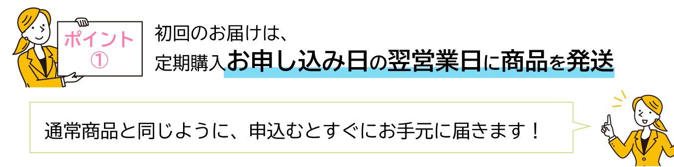 定期購入の流れ