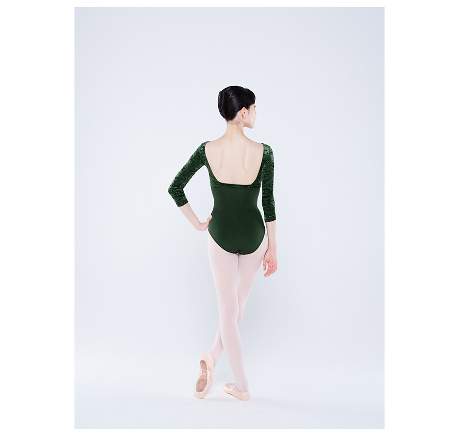 BYPLIE 】Squareback Sleeve Leotard - CHERIE（シェリ）