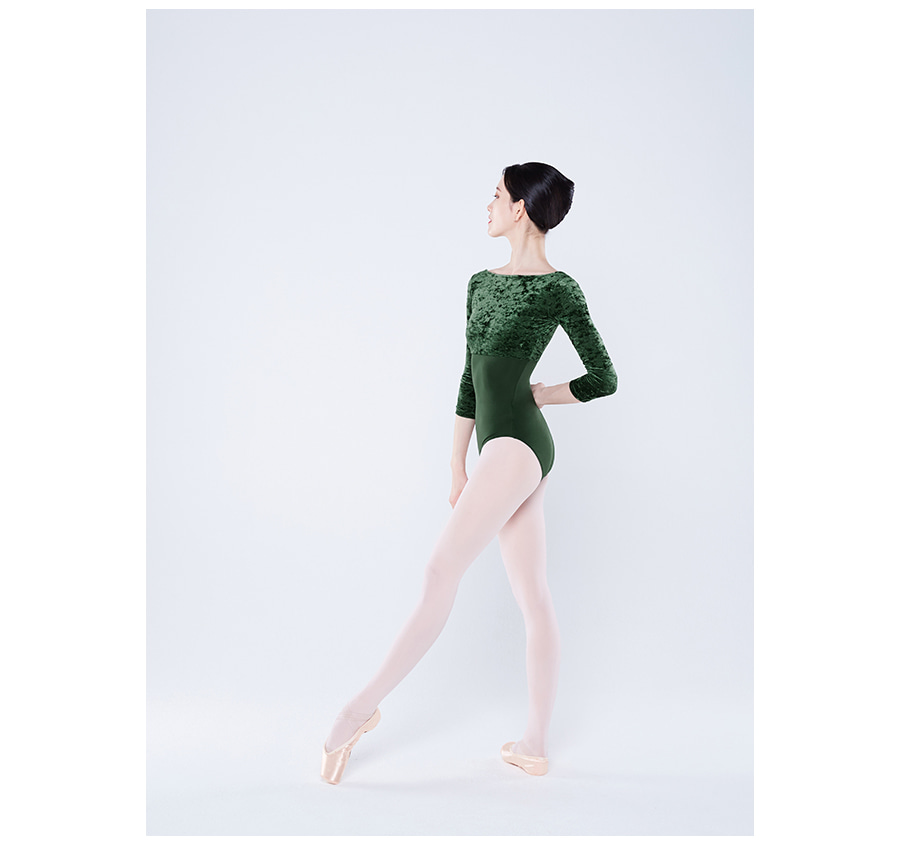 BYPLIE 】Squareback Sleeve Leotard - CHERIE（シェリ）